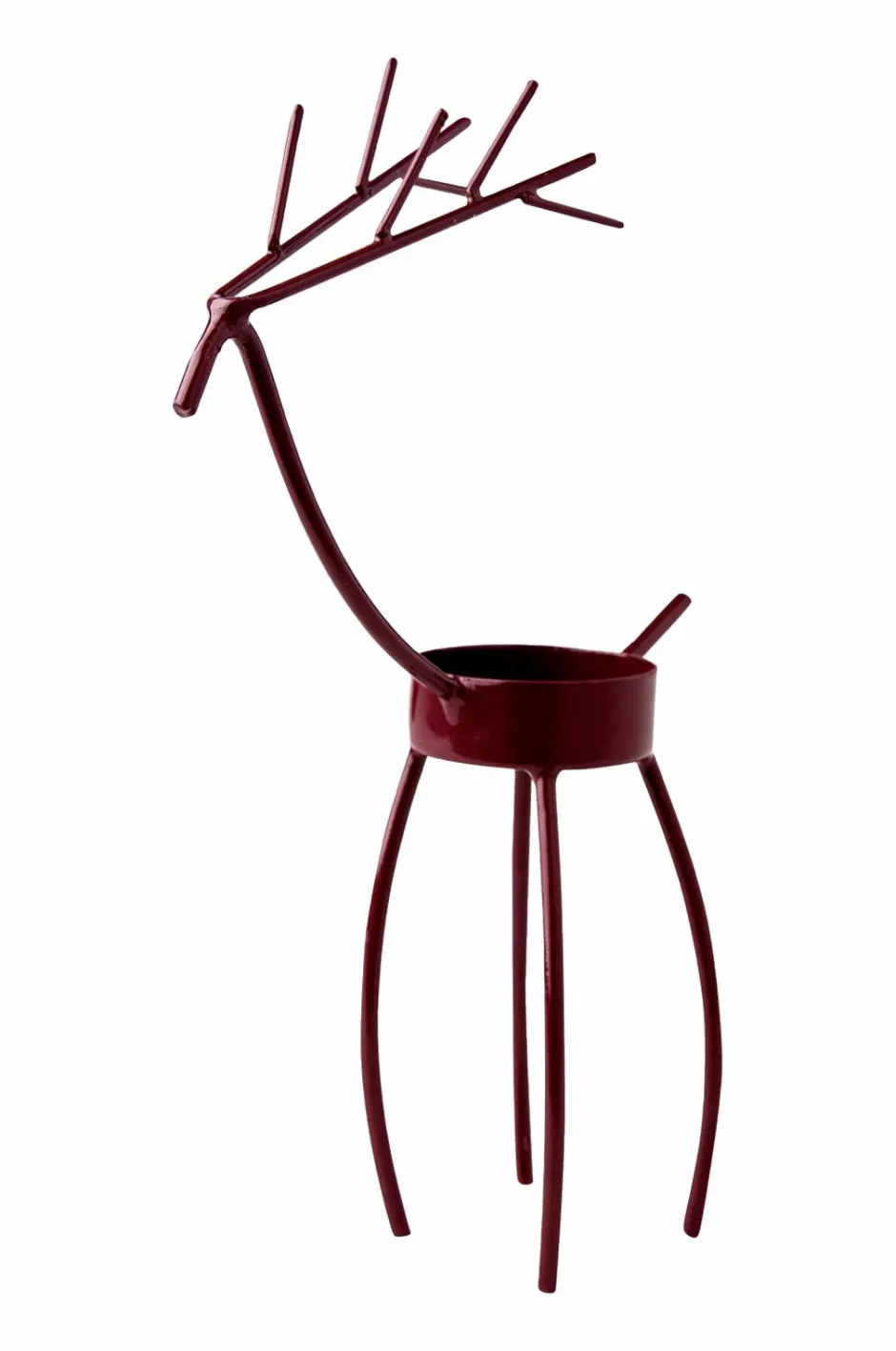 Clearance Affari of Sweden Fyrfadsstage S Oh Deer 2-pak Bourgogne