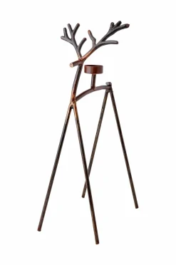 Outlet Affari of Sweden Fyrfadsstage S Oh Deer Rust/messing-farve
