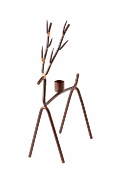 Outlet Affari of Sweden Lysestage Oh Deer Rust/messing-farve