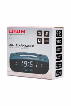 Sale Aiwa Clockradio med dobbelt alarm No color