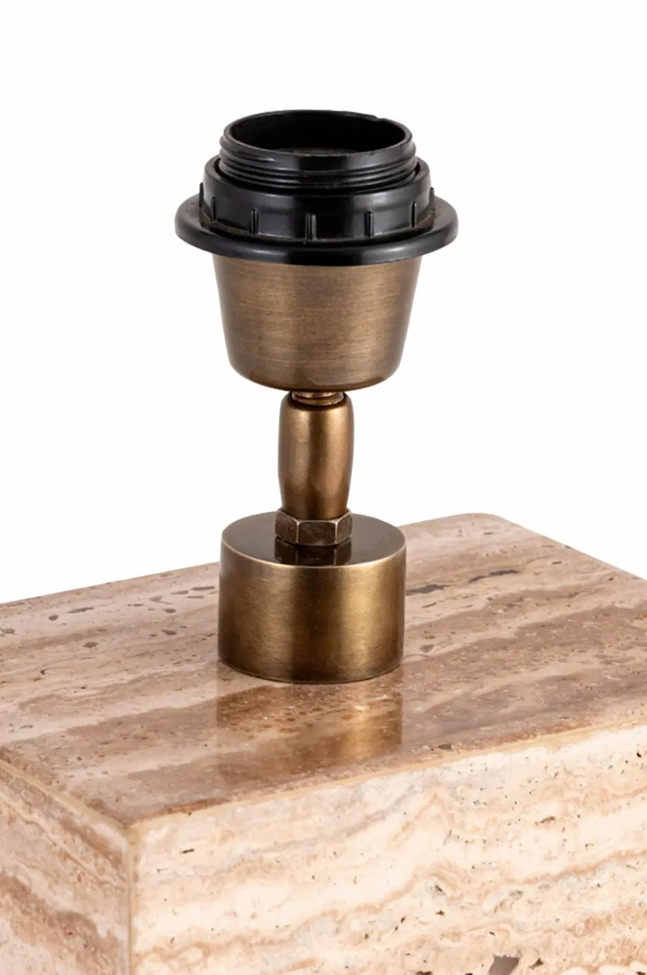 Best Alde & Lind Lampefod Zenith H34 Travertin Beige
