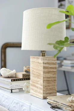 Best Alde & Lind Lampefod Zenith H34 Travertin Beige