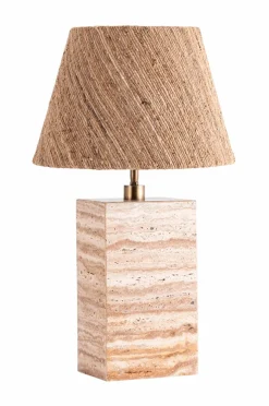 Best Alde & Lind Lampefod Zenith H34 Travertin Beige