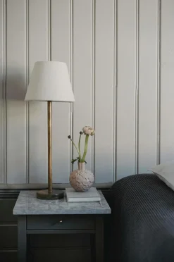 Best Alde & Lind Lampeskærm Karin D27 linne grov Offwhite