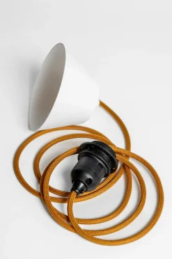 New Alde & Lind Loftledningssæt 2m E27 Honning