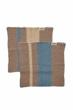 Hot Andersen Karklud , 2-p Blå/havre/beige