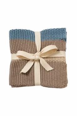 Hot Andersen Karklud , 2-p Blå/havre/beige