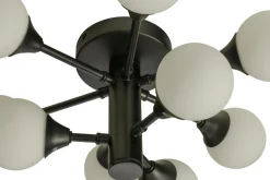 Aneta Lighting Badeværelseslampe Cosmos Black/Opal White