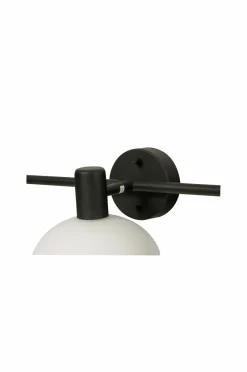 Best Aneta Lighting Badeværelseslampe Elba Sort/opal hvid