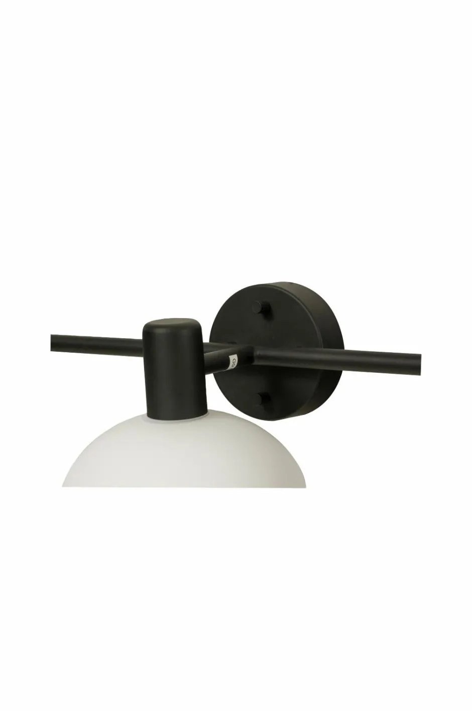 Best Aneta Lighting Badeværelseslampe Elba Sort/opal hvid