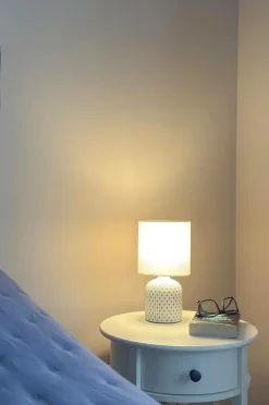 Sale Aneta Lighting Bordlampe Fideli hvid/grå