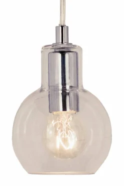 Discount Aneta Lighting Pendel Leah Krom/klart