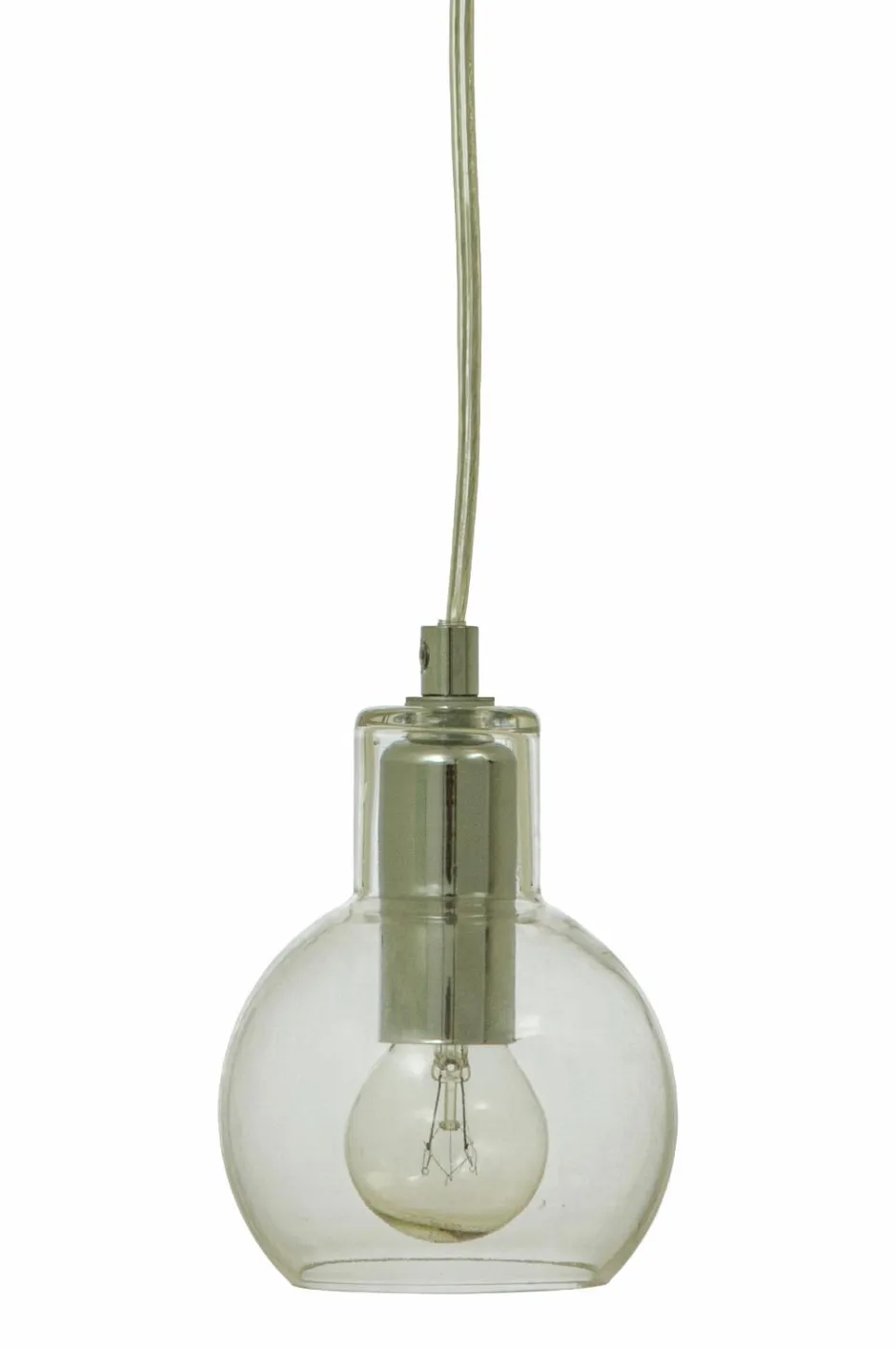 Discount Aneta Lighting Pendel Leah Krom/klart