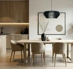 Aneta Lighting Pendellampe Calyps sort