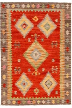 Outlet Bargi Uldtæppe Kelim 173x250 cm Multi