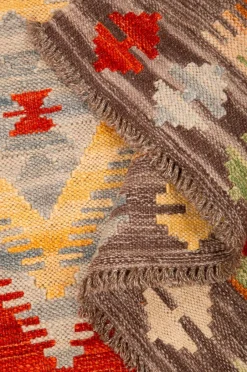 Outlet Bargi Uldtæppe Kelim 173x250 cm Multi