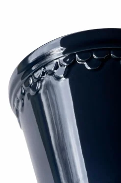 Best Bergs Potter Krukke med underskål Københavner GLAZED, diameter 21 cm Sapphire blue