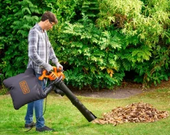 Hot Black & Decker Løvblæser 2500W Blæse- & Sugefunktion