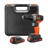 Outlet Black & Decker Slagboremaskine 18V lithium-ion 2X1,5AH