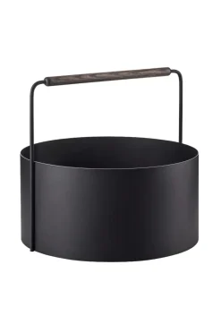 Best Blomus Brændekurv Ashi Large 45 cm Brun