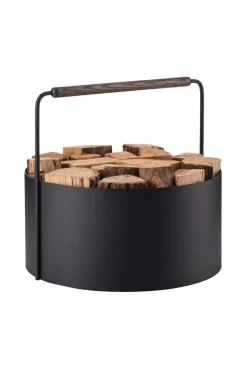 Best Blomus Brændekurv Ashi Large 45 cm Brun
