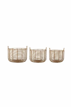 Clearance Bloomingville Kurv Mekkel, sæt med 3 Natur/natur