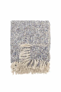 Sale Bloomingville Ocean Throw Blå
