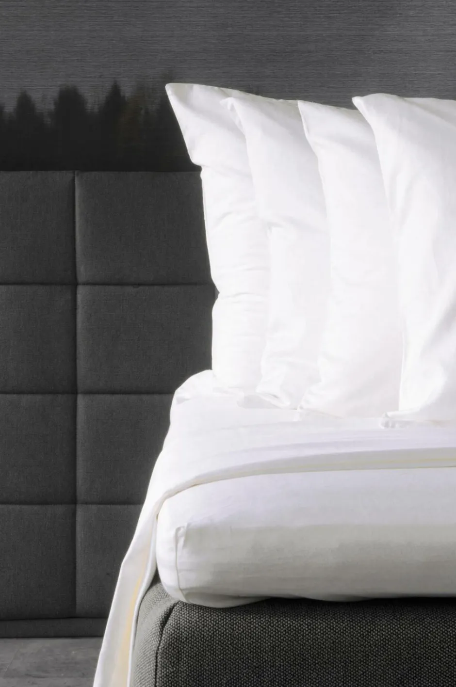 Borås Cotton U-Splitlagen Cloud Single Color, White