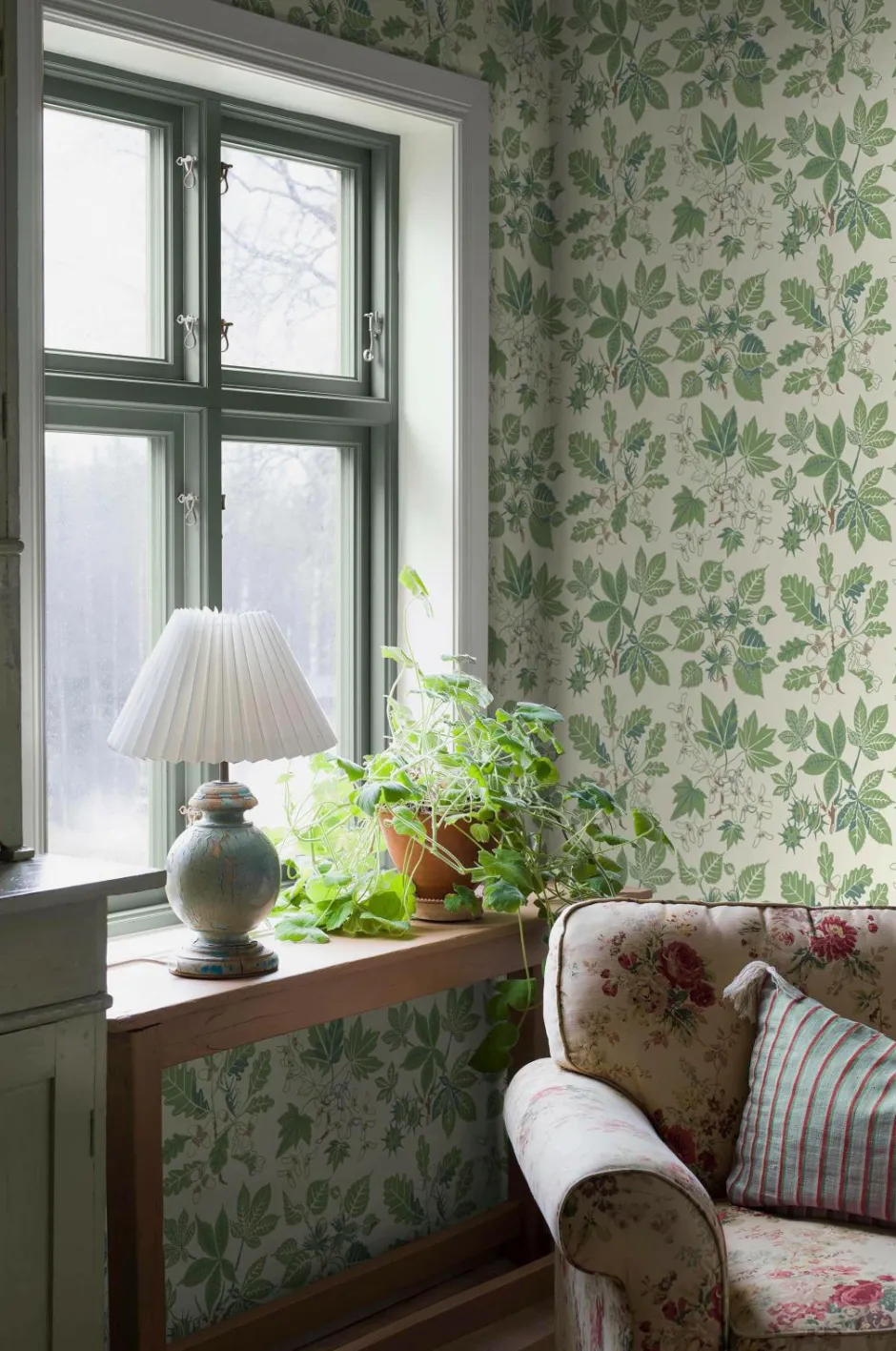 Sale Boråstapeter Tapet Arboretum Grøn 5832