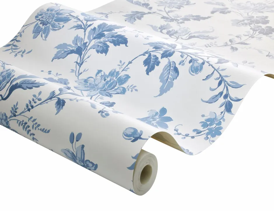 Best Boråstapeter Tapet Blomslinga Blue 6146