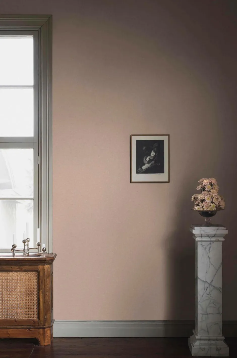 Best Boråstapeter Tapet Canvas Shimmer Lyserød 6125