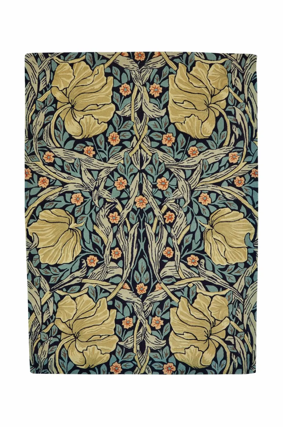 Best Brink & Campman Uldtæppe Pimpernel Indigo Multi