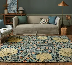 Best Brink & Campman Uldtæppe Pimpernel Indigo Multi