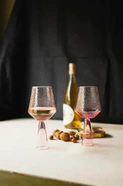 Outlet Brut Homeware Vinglas Claude 2-pak Lyserød