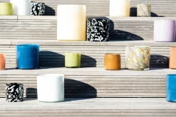 Byon Vase/lysestage Calore M Gul