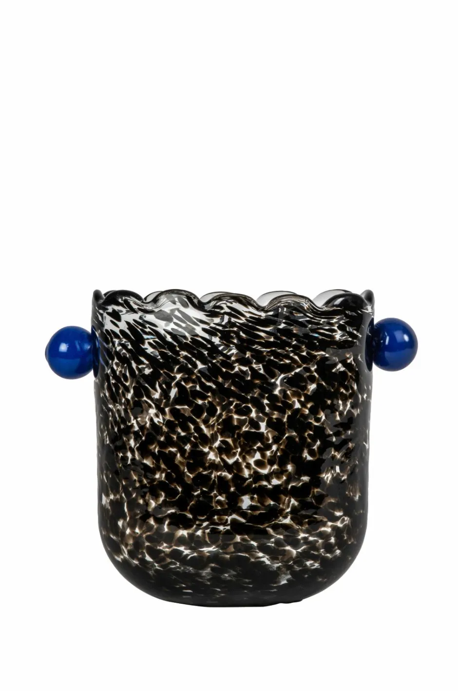 Outlet Byon Vase/vin køler Messy højde 26,5 cm Sort/blå