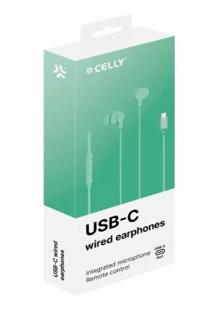 Discount Celly Kabel til hovedtelefoner i øret USB-C UP1600 No color