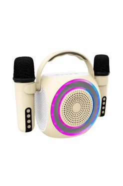 Clearance Celly Trådløs højttaler RGB + 2 trådløse Mikrofoner Partymic2 No color