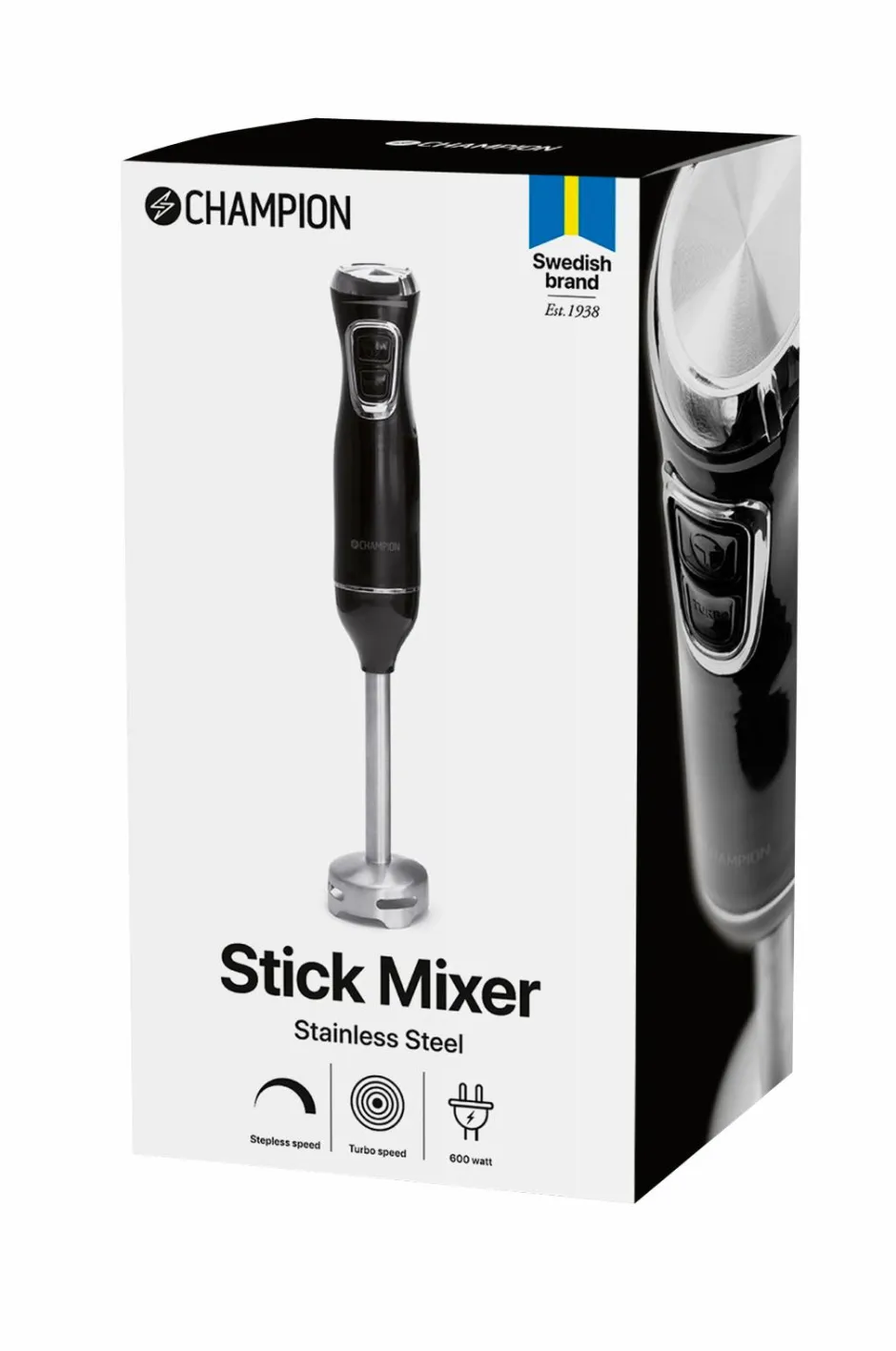 Clearance Champion Nordic Stavblender 600W STM300 No color