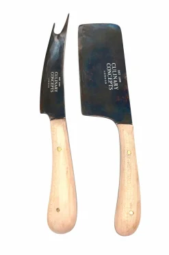 Discount Culinary Concepts London Blonde Oak Sæt med to ostebestik Lyst træ