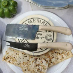 Discount Culinary Concepts London Blonde Oak Sæt med to ostebestik Lyst træ