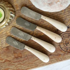 Best Culinary Concepts London Blonde Oak Sæt med fire smørknive/spredere Lyst træ