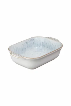 Best Denby Ovnfad Kiln Blue lille rektangulær Grå