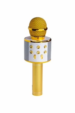 Clearance Denver Bluetooth-karaokemikrofon med indbygget højttaler Guld No color