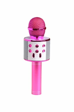 Outlet Denver Bluetooth-karaokemikrofon med indbygget højttaler Pink No color