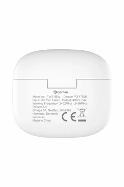 Denver Høretelefoner Twe-48w True Wireless Bluetooth No color