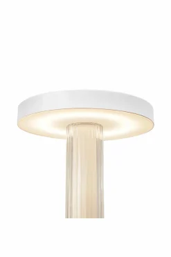 Clearance Design For The People Bordlampe Trezzi Bærbar Transperant/hvid/krom