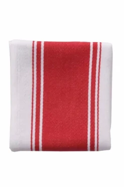 Discount Dexam Stribet viskestykke Love Colour - /hvid Rød