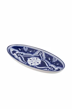 Discount Dishes & Deco Ovalt fad Fond 40 cm Blue