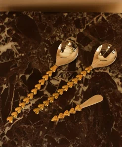 Best Doing Goods Holly Heart smørkniv Skinnende guld